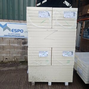 1 PALLET 70 MM 8 x PACK Recticel Powerdeck F Insulation boards sheets KINGSPAN 4